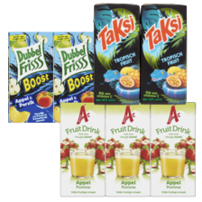 Appelsientje, DubbelFrisss of Taksi pakjes